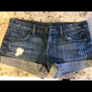 Size 28 denim shorts
